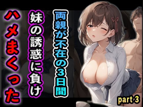 【両親が不在の3日間妹の誘惑に負けハメまくったpart3】夢幻アトリエ