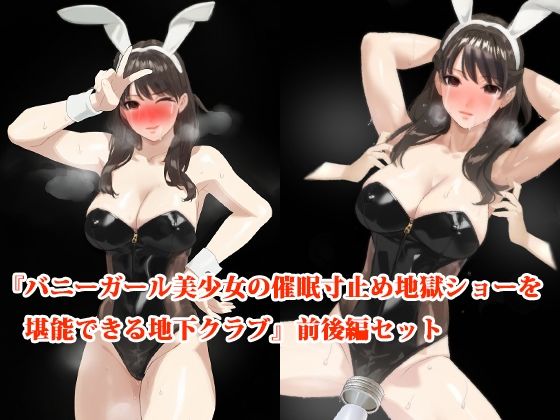 【【前後編セット】『バニーガール美少女の催●寸止め地獄ショーを堪能できる地下クラブ』】淫乱テディベア