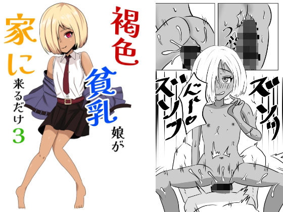 【褐色貧乳娘が家に来るだけ3】褐色貧乳委員会