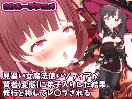 【【3Dループアニメ】見習い女魔法使いソフィアが賢者（変態）に弟子入りした結果、修行と称してレ〇プされる】スタジオVG