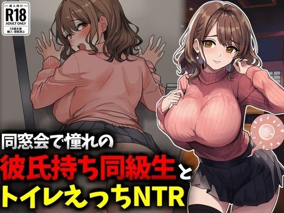 【同窓会で憧れのマドンナ的同級生とトイレえっちNTR】豊乳斎射爆