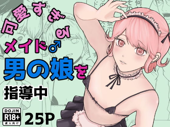 【可愛すぎるメイド男の娘♂を指導中】くつした猫
