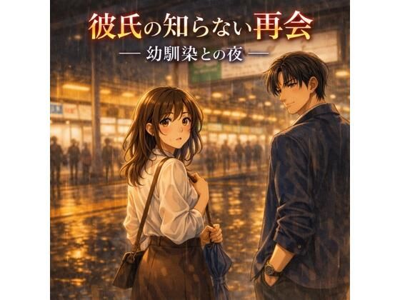 【彼氏の知らない再会 ―幼馴染との夜―】夜の灯る部屋