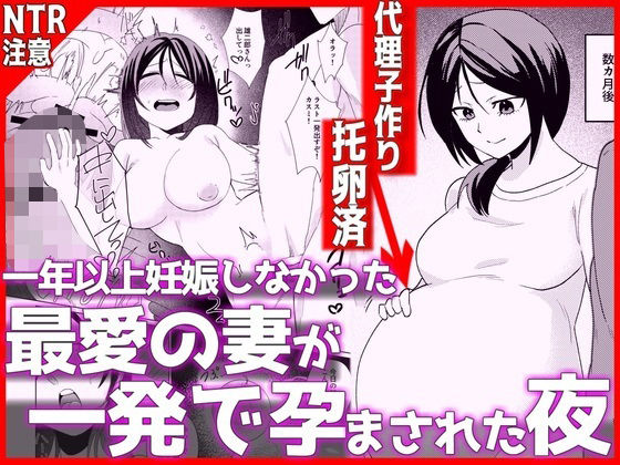【1年以上妊娠しなかった最愛の妻が一発で孕まされた夜】音鳥心愛